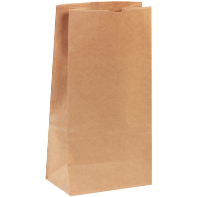 Industrial-strength kraft hardware bags designed for secure storage and shipping of loose fasteners, nails, and screws. Features expandable gusseted side walls for easy filling and reliable protection during transit. 57 lb. basis weight paper construction holds up to heavy or jagged items. Sold by the case of 400 bags.