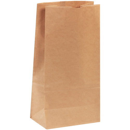Industrial-strength kraft hardware bags designed for secure storage and shipping of loose fasteners, nails, and screws. Features expandable gusseted side walls for easy filling and reliable protection during transit. 57 lb. basis weight paper construction holds up to heavy or jagged items. Sold by the case of 400 bags.