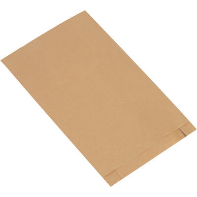 Professional-grade kraft gusseted merchandise bags sized 10" x 2" x 15" for retail, pharmacy, and shipping applications. Made from durable 30# basis weight recycled paper with serrated ends for easy opening. Sold by the case of 1,000 bags‚maximum value for high-volume retailers and distributors.