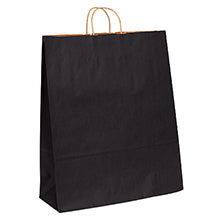 16x6x19.25 Black Tinted Shopping Bags