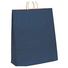 16x6x19.25 Navy Tinted Shopping Bags BGS1119N - alias listing