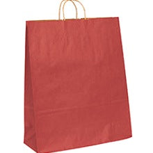 16x6x19.25 Red Tinted Shopping Bags BGS1119R - alias listing