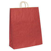 16x6x19.25 Red Tinted Shopping Bags