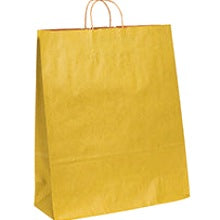 16x6x19.25 Yellow Tinted Shopping Bags BGS1119Y - alias listing