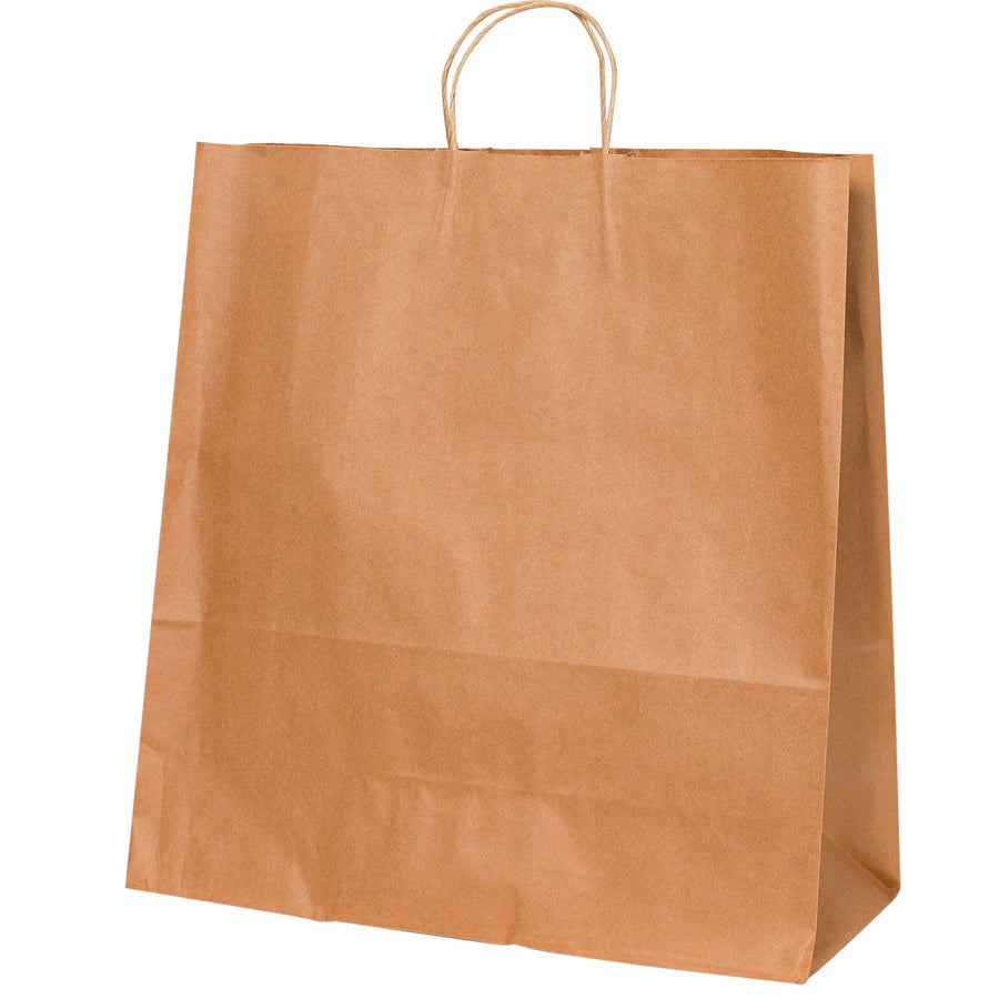 18x7x18 70 lb Kraft Paper Shopping Bags 200/Case BGS111K - alias listing