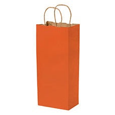 5.5x3.25x13 Orange Tinted Shopping Bags BGS115O - alias listing