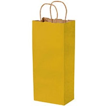 5.5x3.25x13 Yellow Tinted Shopping Bags BGS115Y - alias listing