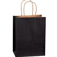 8x4.5x10.25 Black Tinted Shopping Bags BGS116BL - alias listing