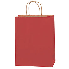 10x5x13 Red Tinted Shopping Bags
