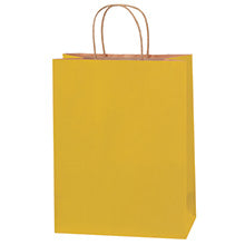 10x5x13 Yellow Tinted Shopping Bags