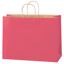 16x6x12 Pink Tinted Shopping Bags