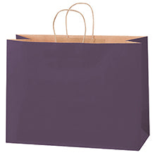 16x6x12 Purple Tinted Shopping Bags
