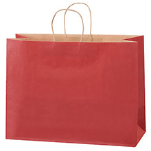 16x6x12 Red Tinted Shopping Bags
