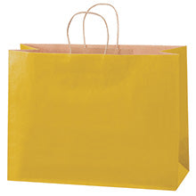 16x6x12 Yellow Tinted Shopping Bags