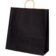 18x7x18.75 Black Tinted Shopping Bags BGS119BL - alias listing