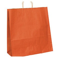 18x7x18.75 Orange Tinted Shopping Bags BGS119O - alias listing