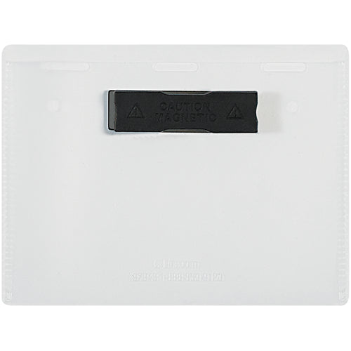 Quickly identify authorized personnel with these durable 4x3