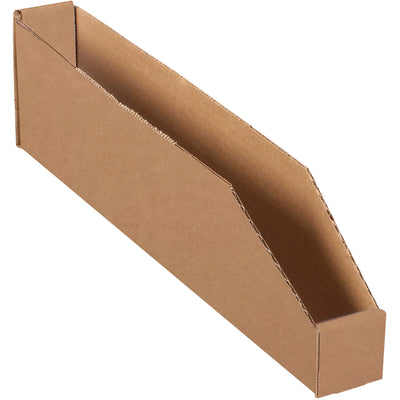Save time with one-piece construction–no tape or staples required. These 18" deep kraft bin boxes organize and store parts while concealing dust and grime. Durable ECT-32 corrugated construction ships 50 boxes per bundle.