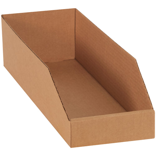 Industrial-grade kraft corrugated bin boxes designed for quick organization of parts and inventory. One-piece construction requires no tape, staples, or tools‚fold and use instantly. Bundle of 50 boxes (6