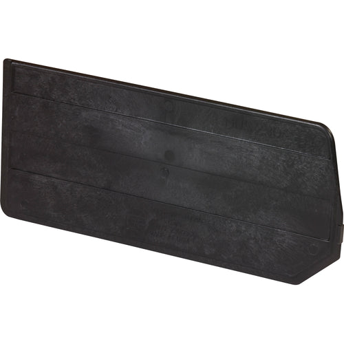 Maximize storage capacity and inventory organization with these durable black plastic bin dividers. At 10 1/8