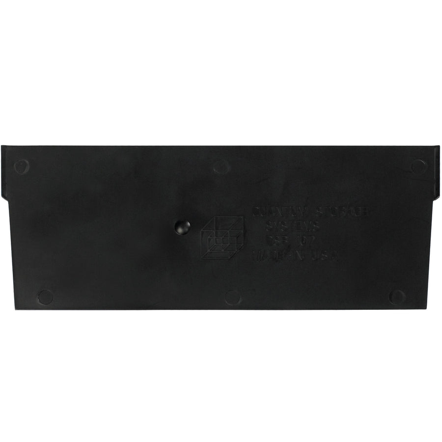 Maximize storage efficiency with these 7x3" black plastic shelf bin dividers. Separate your storage bins and cargo boxes into organized sections for fast inventory access. Sold as a case of 50 units–the cost-effective choice for industrial packaging operations.