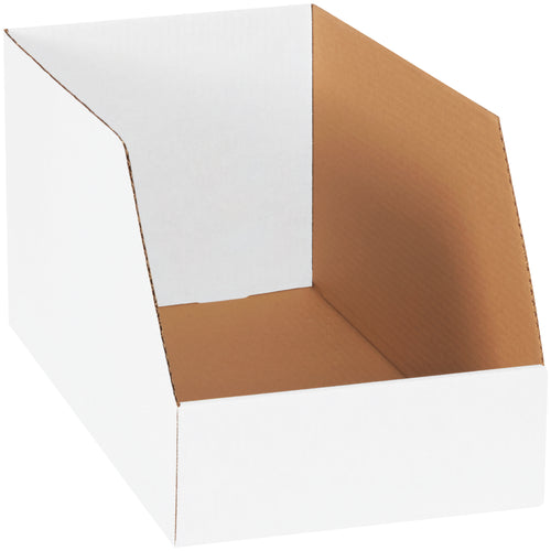 Industrial-grade ECT-32-B corrugated bin boxes designed for heavy-duty parts storage and warehouse organization. These 12x18x10