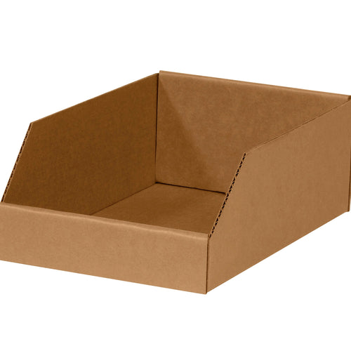 10x12x4.5 ECT-32 Kraft Corrugated Bin Boxes 25-Pack BINMT1012K