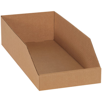One-piece construction eliminates assembly hassles–fold, no tape or staples required. ECT-32 kraft corrugated construction delivers durability for parts bins, shelf storage, and open-top organization. Cost-effective 50-pack bundle for industrial packaging needs.