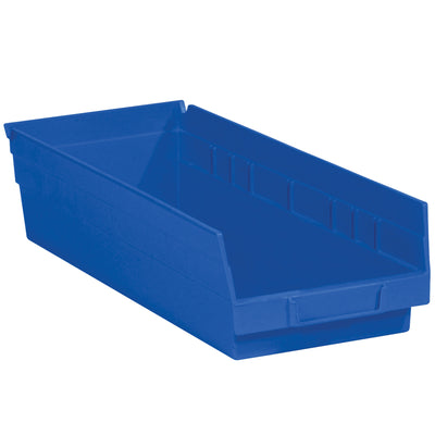 Industrial-grade blue plastic bin boxes engineered for maximum warehouse efficiency. Features slotted label holder, built-in rear hanglock for easy access, and nestable design. Order by the case (20 units) and save‚waterproof, chemical-resistant, and built to last.
