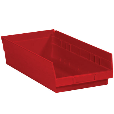 Organize and protect your inventory with durable, reusable red plastic shelf bin boxes designed for high-performance warehouse and parts storage. These stackable storage bins feature a built-in rear hanglock, slotted label holder, and waterproof FDA-compliant polypropylene construction‚sold by the case of 10 for maximum value and efficiency.