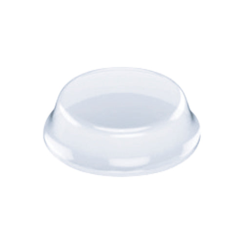 Industrial-grade 3M Bumpon clear flat top protective spacers engineered for packing line cabinets, circuit boards, and equipment assembly. Pressure-sensitive acrylic adhesive bonds instantly to metal, plastic, and painted surfaces without scratching or staining. 1/2