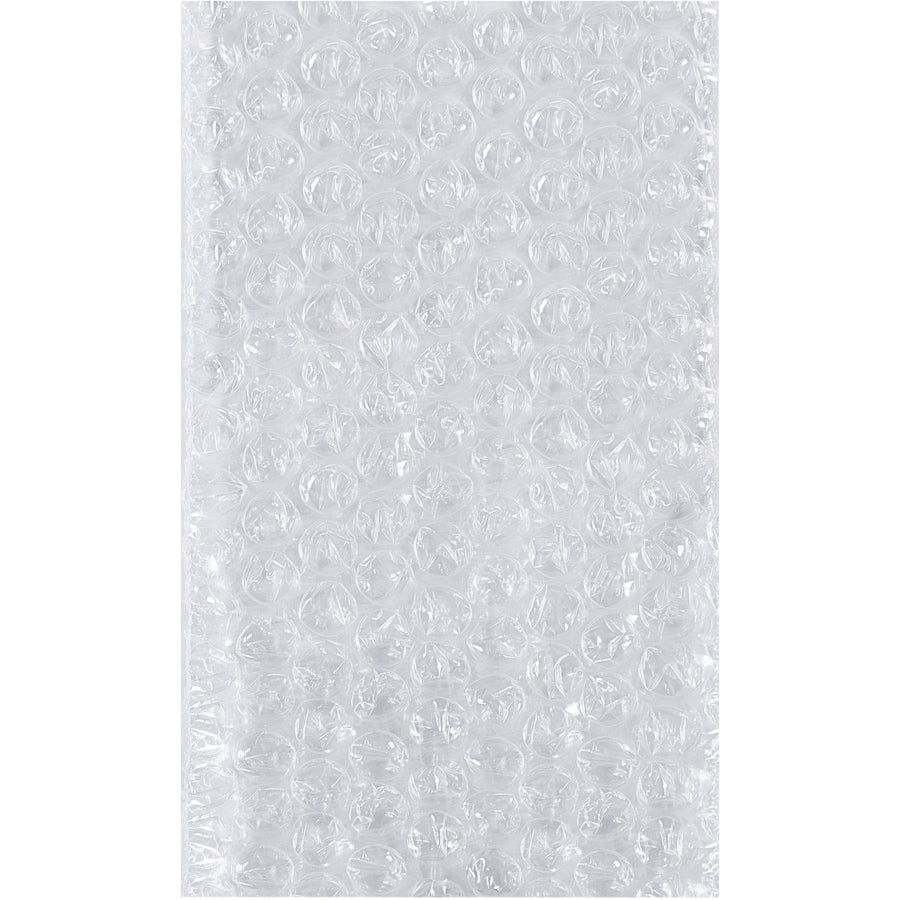 Protect fragile items with 650 6x6" flush cut bubble pouches per case. Clear polyethylene construction with 3/16" bubble cushioning keeps contents safe during shipping. Open-end design speeds up packing workflows for e-commerce and industrial shippers.