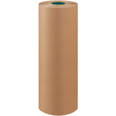 24" x 1000' Unbleached Butcher Paper Roll - Kraft Wrap, Case of 1