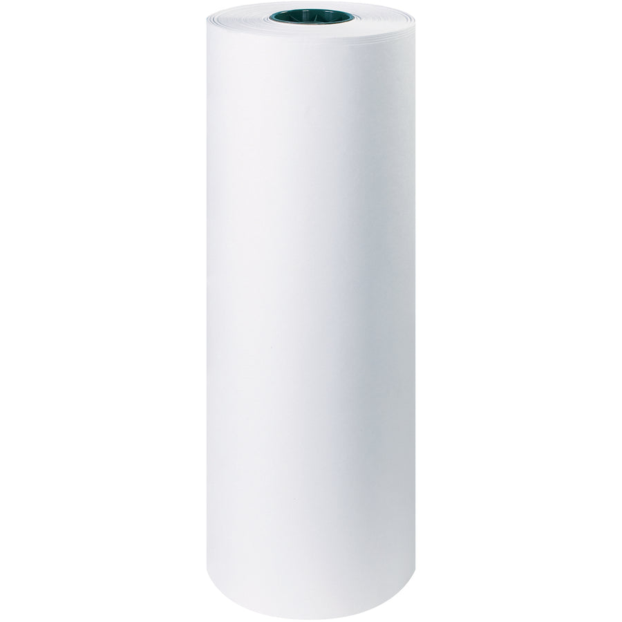 24" x 1000' Bleached Butcher Paper Roll - 40#