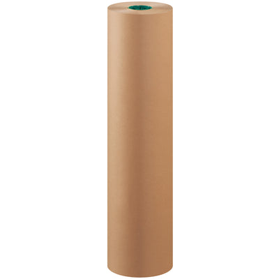 36" x 1000' Unbleached Butcher Paper Roll - 40 Lb Kraft, Case of 1