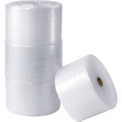 Professional-grade air bubble rolls sized for parcel readiness and UPS compliance. Each 188-foot roll features 5/16" cell bubbles for maximum shock absorption on fragile e-commerce shipments. Bundle of 4 rolls delivers 752 feet of premium polyethylene cushioning at economy pricing.