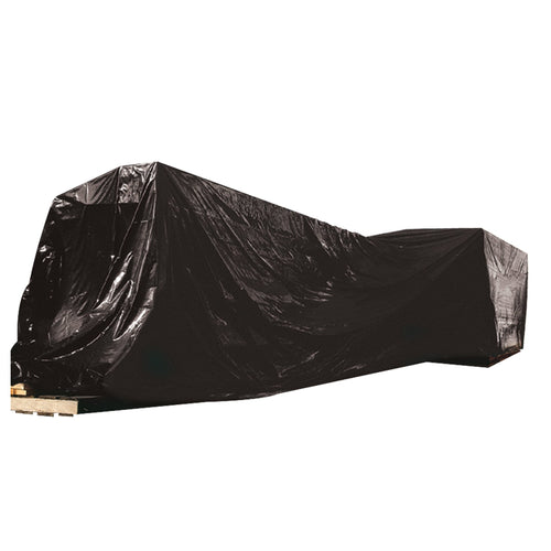 12 ft x 100 ft 4 Mil Black Poly Sheeting CF412B