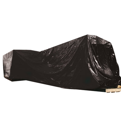 Industrial-grade 6 mil black poly sheeting delivers maximum durability and protection in a 100' x 6' roll format. Moisture, dust, and debris resistant covering shields equipment, machinery, and job sites from environmental damage. One case includes full 100-foot coverage for comprehensive protection.