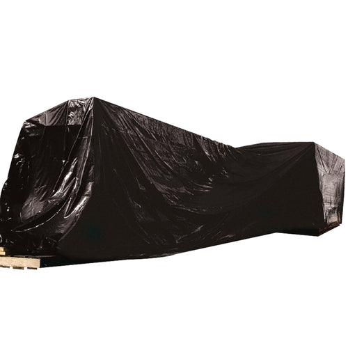 8 ft x 100 ft 6 Mil Black Heavy-Duty Poly Sheeting CF608B