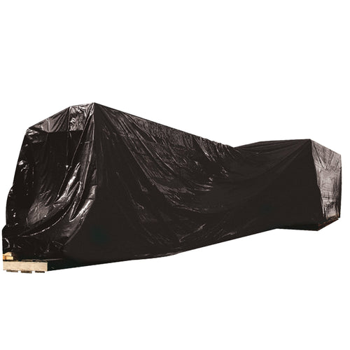 12 ft x 100 ft 6 Mil Black Heavy-Duty Poly Sheeting CF612B