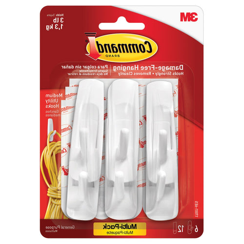 Medium Command Hooks & Strips 6/Case CHS1005
