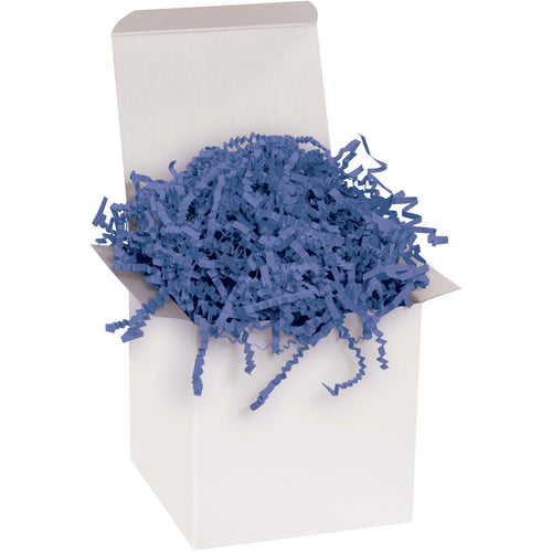 Professional-grade navy blue crinkle paper delivers reliable cushioning and attractive presentation in a 10 lb case. Premium paper void fill padding protects products while adding vibrant color to gift boxes, baskets, and retail packaging. Sold as one case of 10 lbs‚cost-effective protection for high-volume shippers.