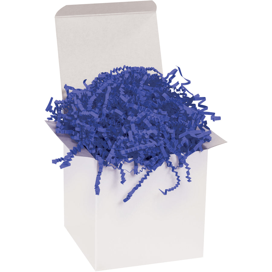 Premium 10 lb. royal blue crinkle paper provides superior cushioning and void fill for secure shipping. This case of paper padding combines vibrant color with functional protection‚ideal for gift boxes, baskets, and professional packaging. Cost-efficient padding solution that meets shipping compliance standards.