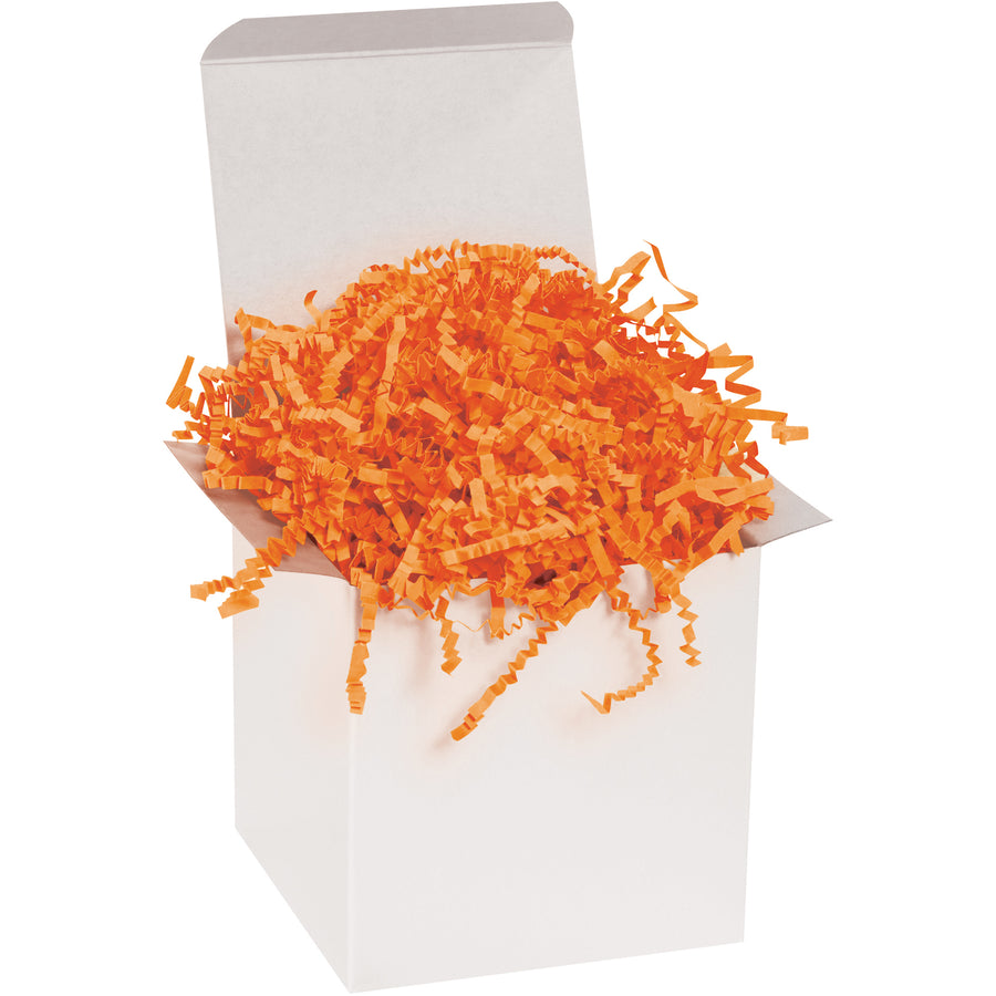 Premium 10 lb case of solid orange crinkle paper delivers reliable void fill and protective padding for gift boxes, baskets, and e-commerce shipments. Vibrant zigzag strips add professional texture while keeping costs down. Ships fast‚order today.