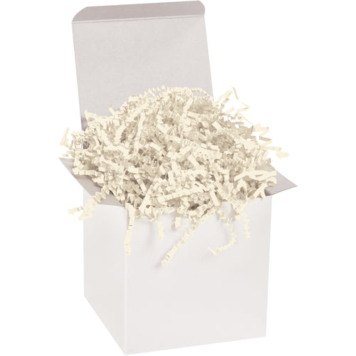 10 lb. case of ivory crinkle paper delivers reliable void fill and professional packaging protection for e-commerce shipments and retail gift presentations. Our premium packing paper features distinctive zigzag strips that add texture while cushioning products during transit. Ideal for industrial packaging, gift boxes, and baskets where cost-efficiency meets durability.