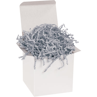 Industrial-grade slate gray crinkle paper delivers superior cushioning and void fill protection in a convenient 10 lb case. The distinctive zigzag texture adds visual appeal while securing products during transit. Ideal for e-commerce, gift packaging, and retail applications requiring durable, cost-effective padding solutions.