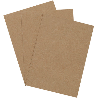 Protect your shipments from damage with 5x7 kraft chipboard pads–ideal for carton tops and envelope stiffening. Made from durable .022 point recycled fibreboard, these stiffeners prevent knife and box cutter damage during handling and opening. Order by the case of 1,125 pads for maximum cost efficiency.