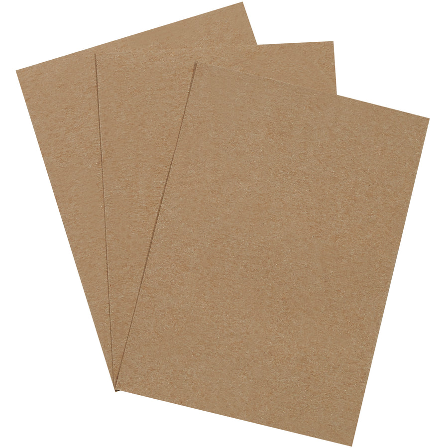 Protect your shipments from damage with 5x7 kraft chipboard pads‚ideal for carton tops and envelope stiffening. Made from durable .022 point recycled fibreboard, these stiffeners prevent knife and box cutter damage during handling and opening. Order by the case of 1,125 pads for maximum cost efficiency.