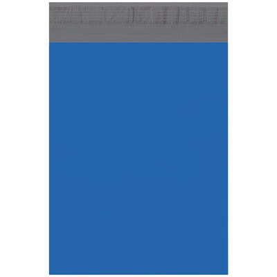 10x13 Blue Poly Mailers Self-Seal 2.5 Mil - Case of 100