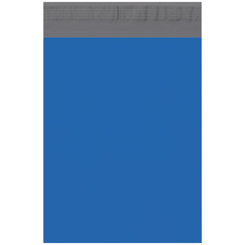 10x13 Blue Poly Mailers Self-Seal 2.5 Mil - Case of 100
